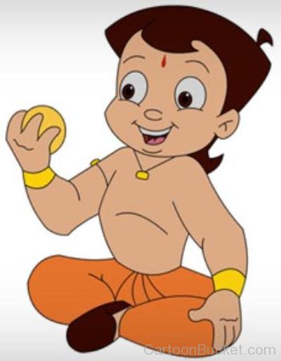 Chota Bheem Eating Ladoo