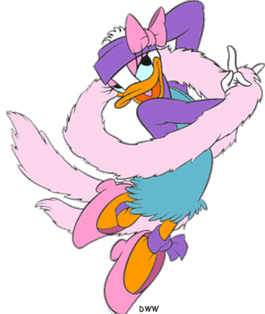 Daisy Duck In Muffler