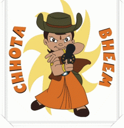 Image Of Chota Bheem Wearing a Hat