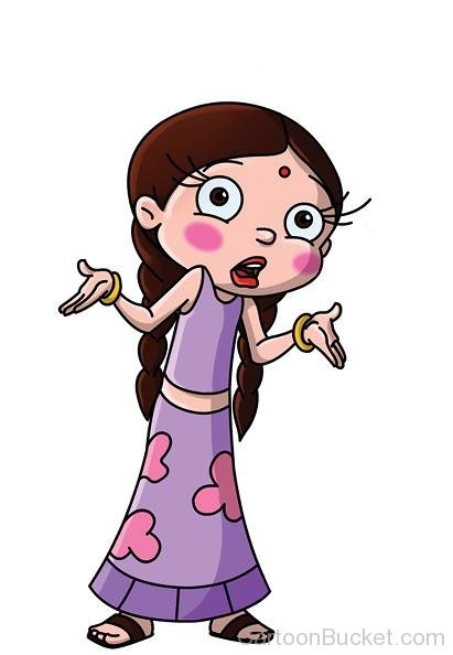 Image Of Chutki In Shoked