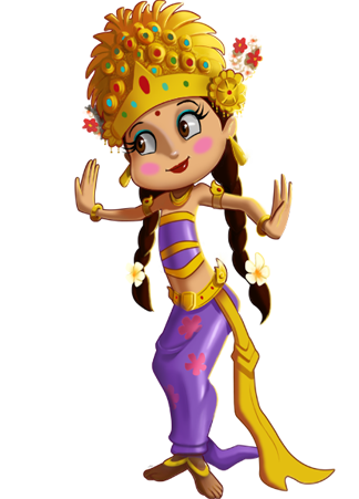 Image Of Chutki Wearing A Crown