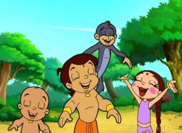 Laughing Image Of Chota Bheem