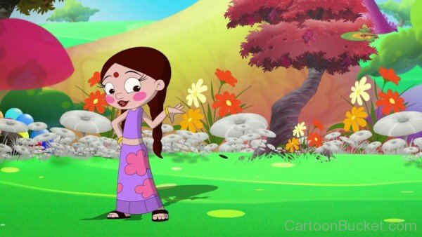 Picture Of Chutki In Garden