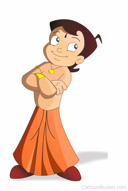 Side Pose Of Chota Bheem