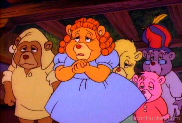 Gummi Bear And His Family In Sad Mood