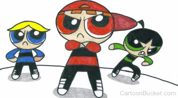 Powerpuff Girls As Rowdy Ruff Boys