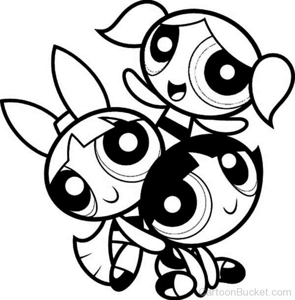 Sketch Of Powerpuff Girls