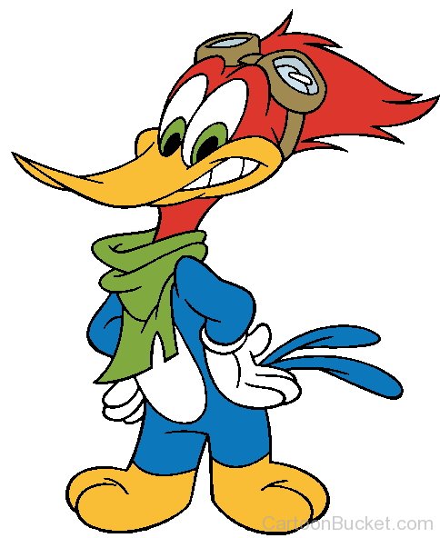 Woody Woodpecker Giving Pose