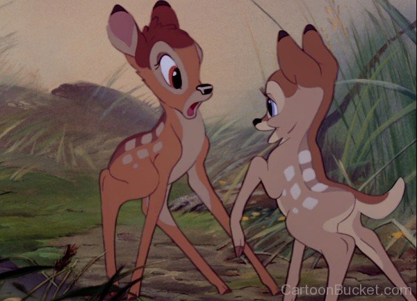 Bambi Playing With Ronno