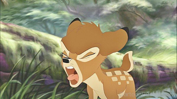 Bambi Shouting Loudly