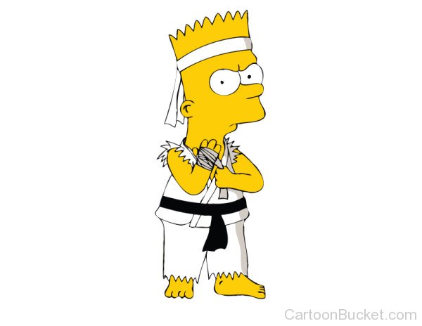 Bart In Judo Dress