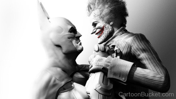 Batman Holding Joker