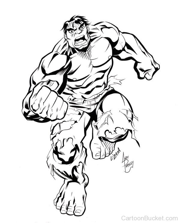 Drawing Of Hulk