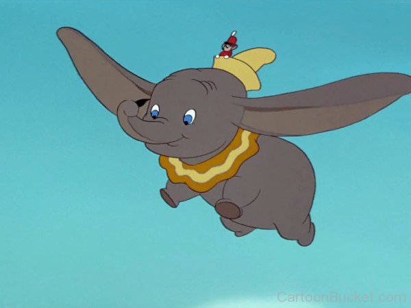 Dumbo Flying With Timothy Q.Mouse