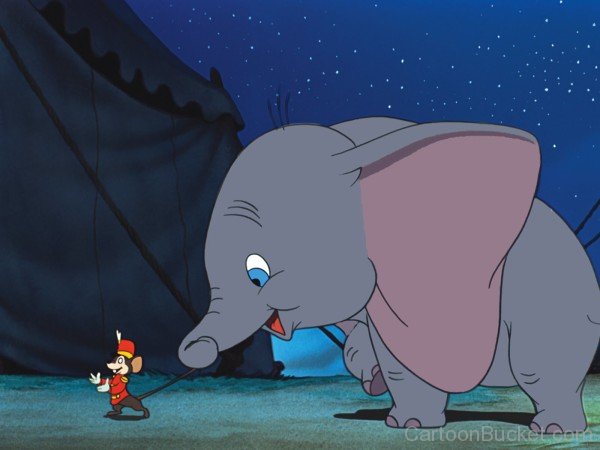 Dumbo Holding Timothy Q.Mouse Tale