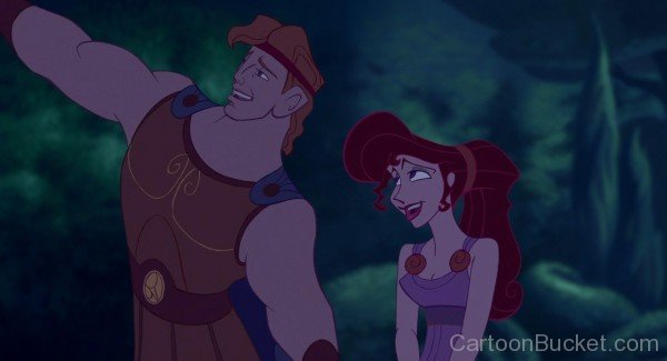 Happy Couple Hercules And Megara