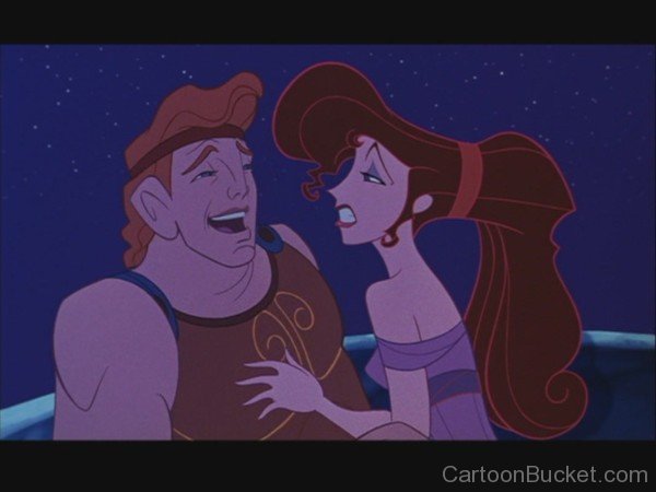 Hercules And Megara Laughing