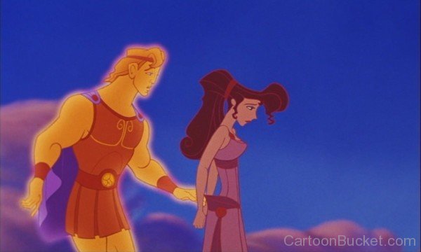 Hercules Holding Megara Hand From Back