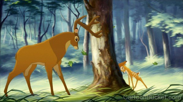 Image Of Bambi And His Mother