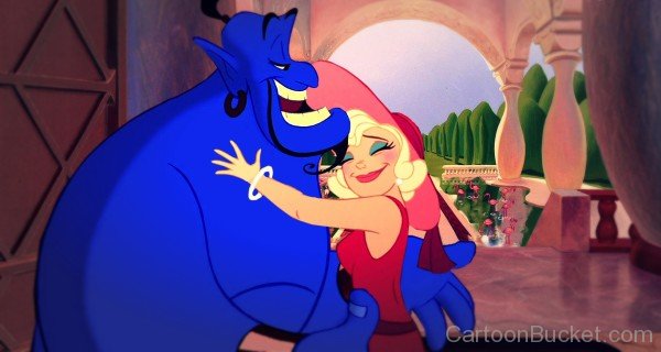 Lottie Hugs Genie