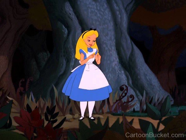 alice in wonderland cartoon scenes
