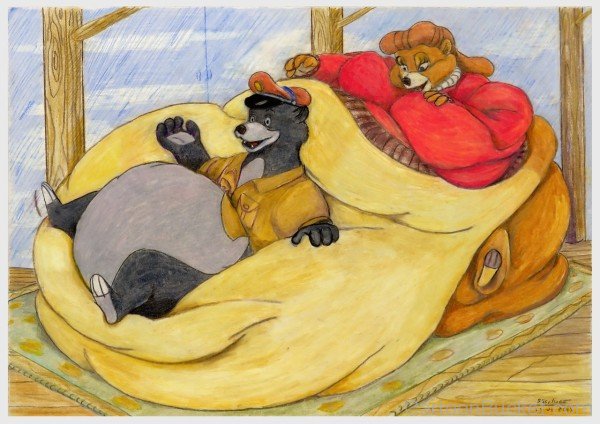 Portrait Of Baloo And Rebecca