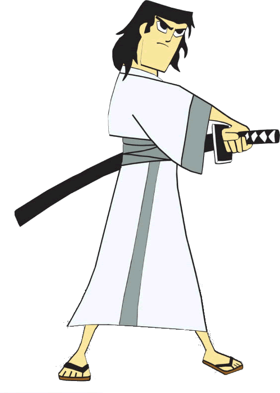 Samurai Jack Doing Practise