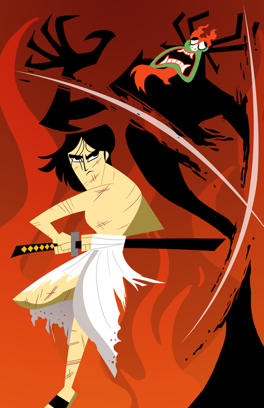 Samurai Jack Kills Aku Image