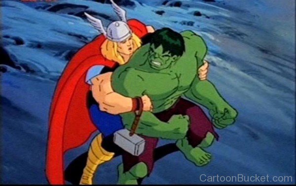 Thor Holding Hulk