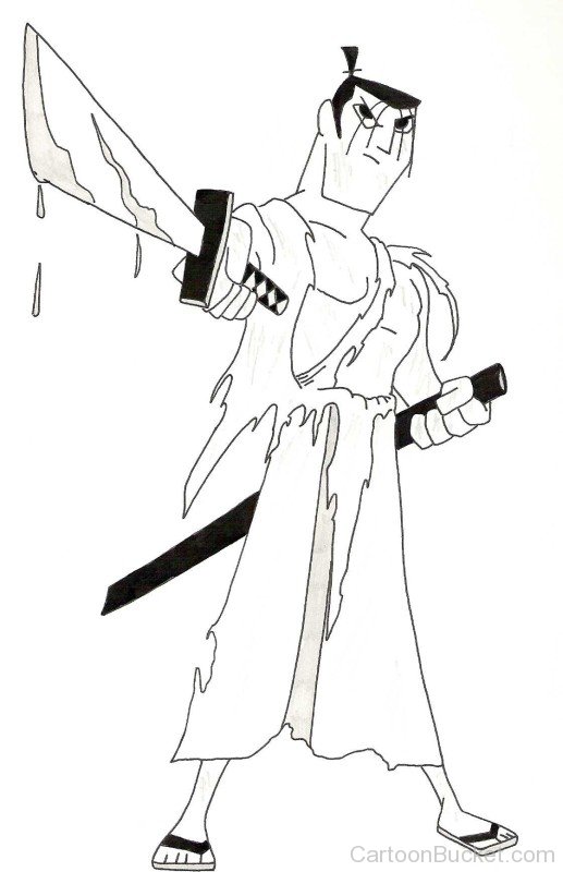 Wonderful Sketch Of Samurai Jack