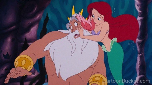 King Triton And Ariel