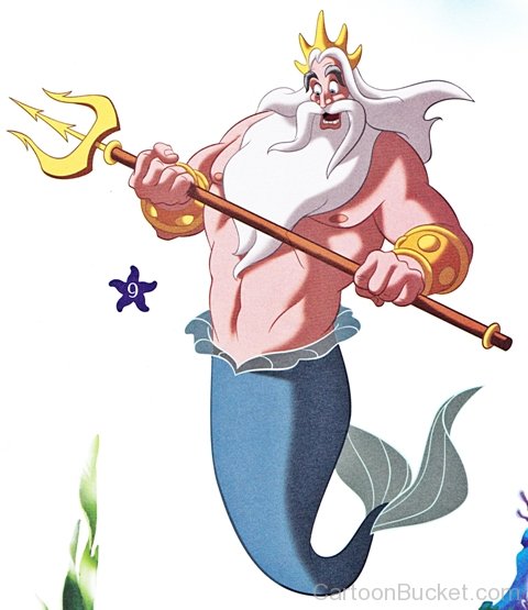 King Triton Looking Shocked