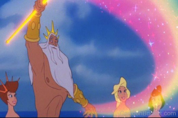 King Triton Showing Magic