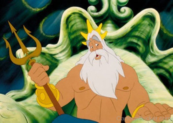 King Triton Sitting Pose