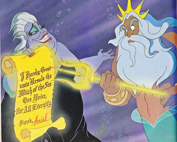 King Triton With Ursula Photo