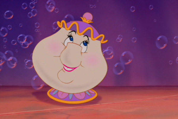 Mrs.Potts Blushing