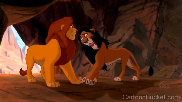 Mufasa Looking Angrily At Scar