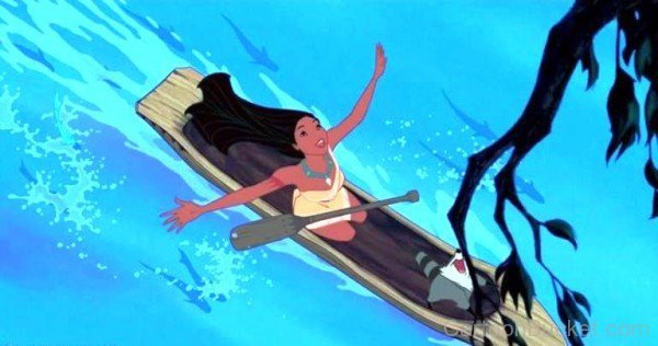 Pocahontas In Boat