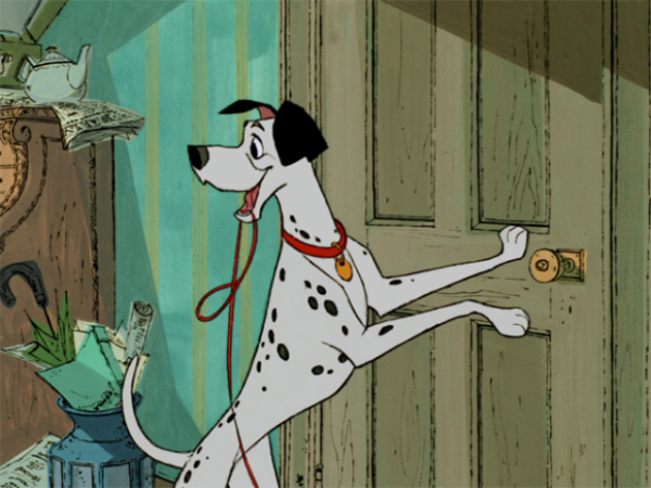 Pongo and Perdita Near Door