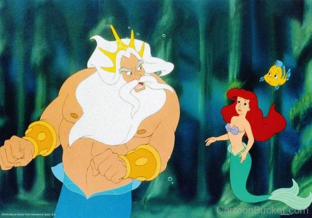 Princess Ariel With King Triton