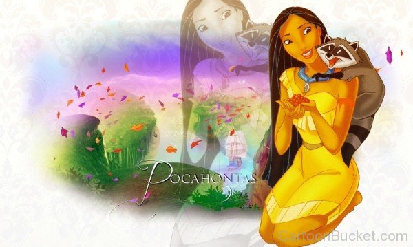 Princess Pocahontas With Meeko Image