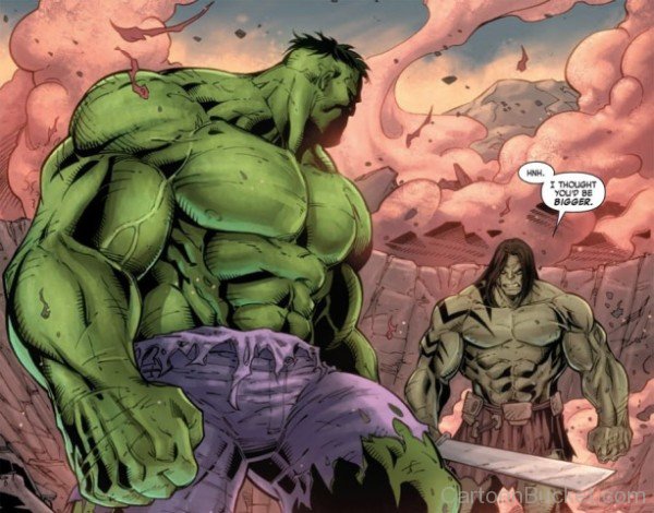 Skaar And Hulk