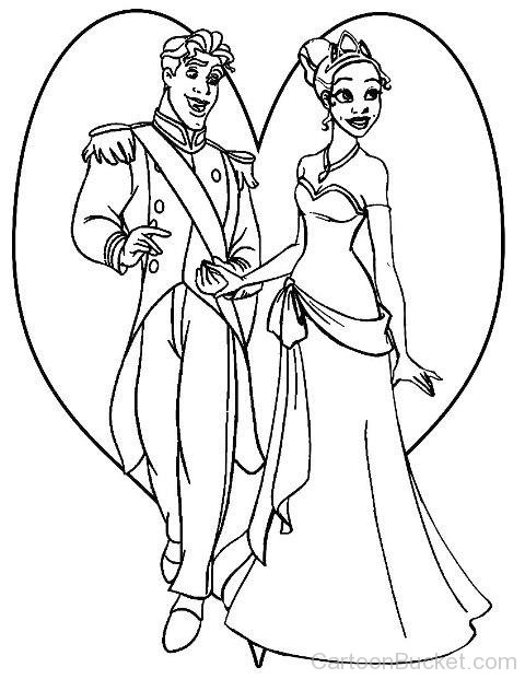 Skech Of Naveen and Tiana