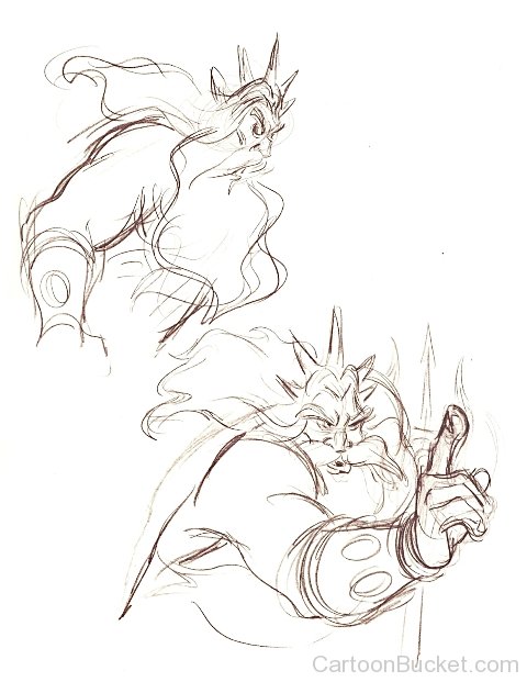 Sketches Of King Triton