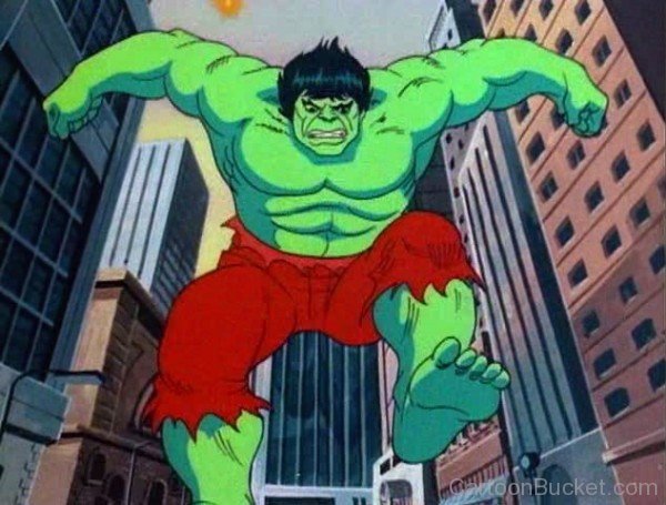 The Incredible Hulk in Red Pent