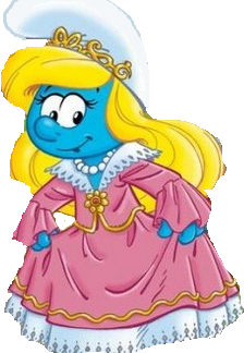 Fashionable Smurfette