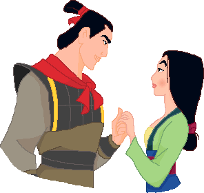 Lovable Couple Shang And Mulan