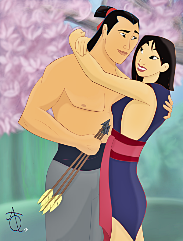 Mulan Hugs Shang