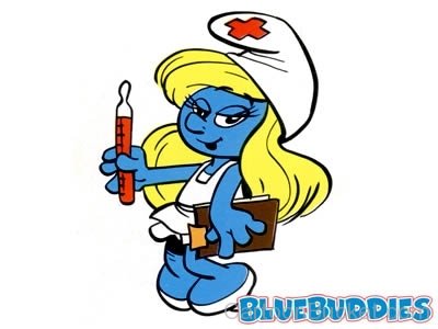 Smurfette As Nurse