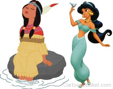 Tiger Lily And Princess Jasmine